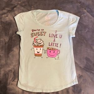 Girls shot sleeve shirt